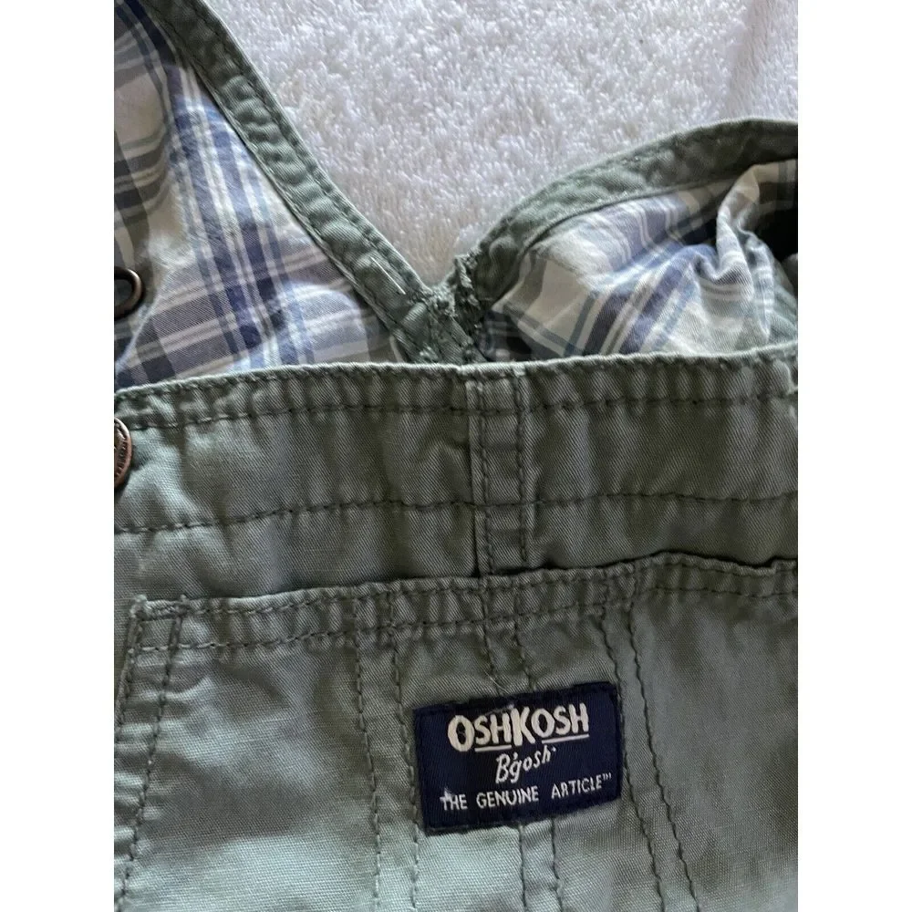 Oshkosh‎ Green W/contrasting Cuffs 4T Made Bangladesh